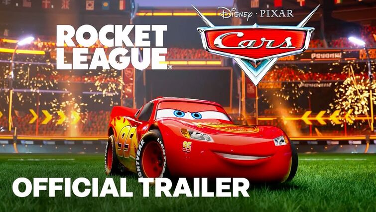 Never thought I'd see the day where this is real #fyp #rocketleague #r, lightning  mcqueen rocket league