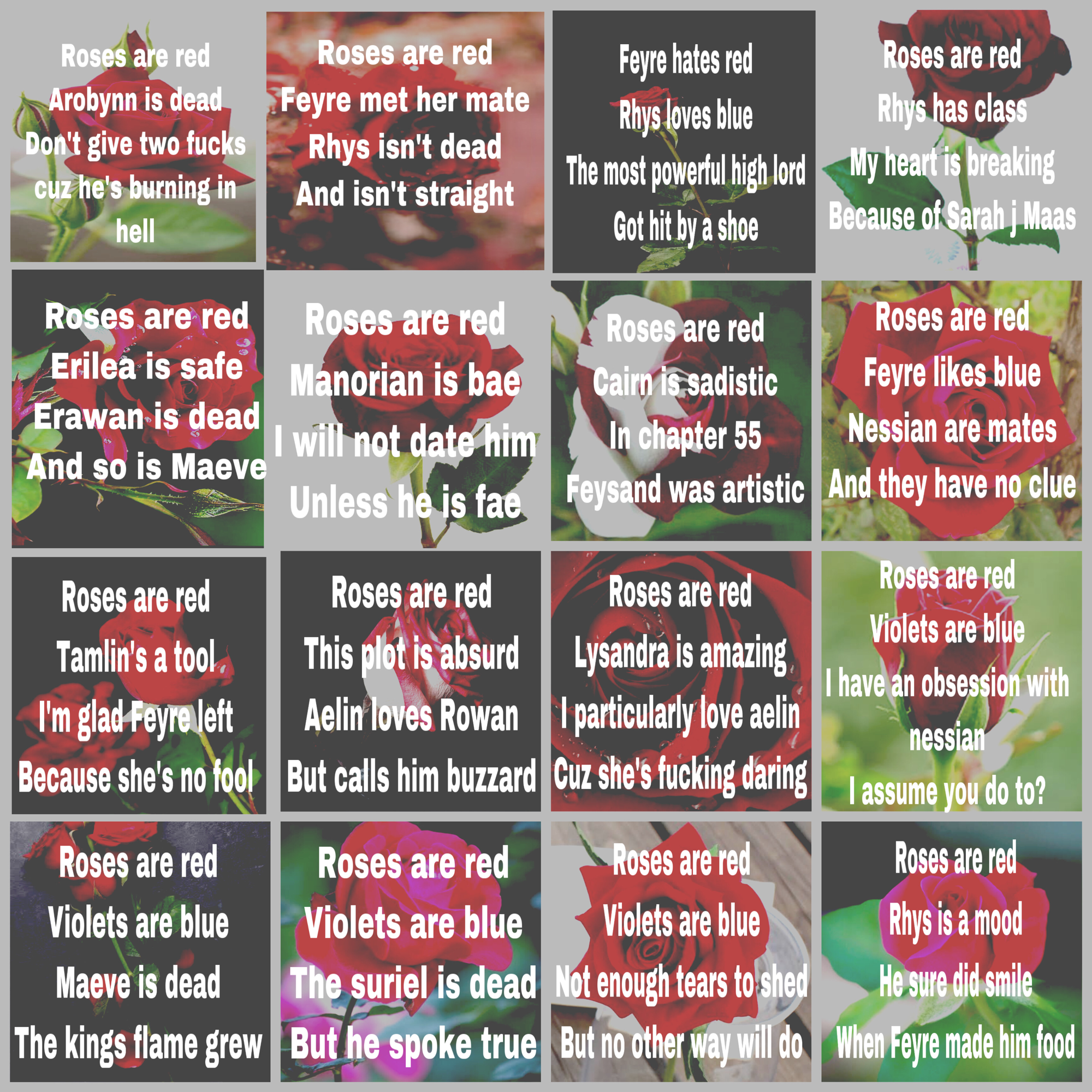 Roses are red poems Fandom