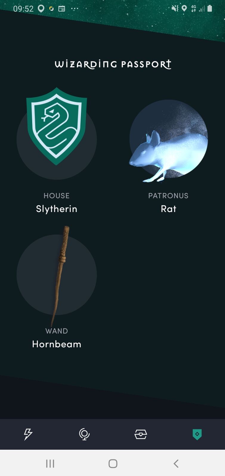 Finally redid my Pottermore as the Patronus quiz messed up 4 years