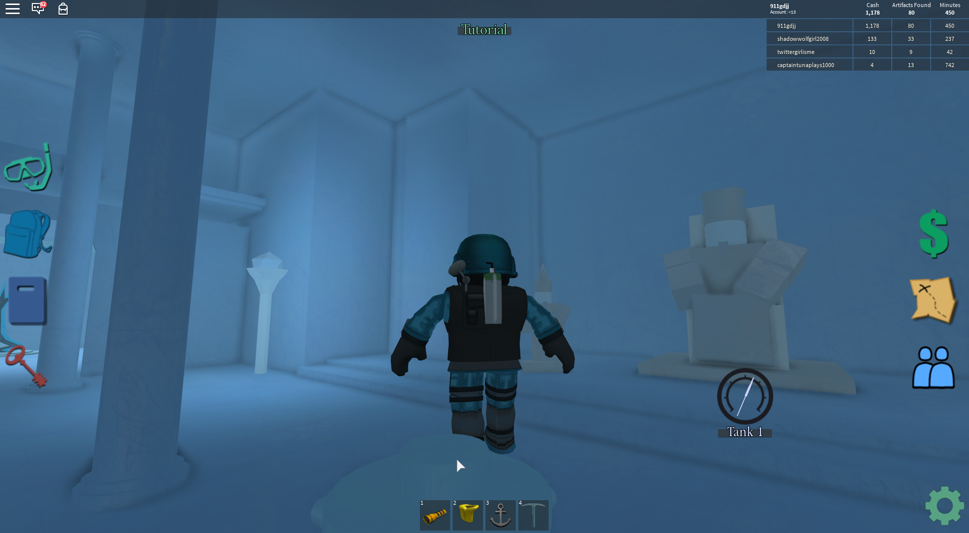 Roblox Scuba Diving At Quill Lake Blue Orb