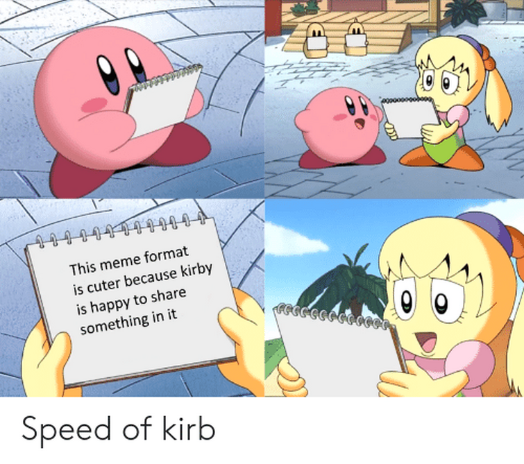 The average Kirby meme. | Fandom