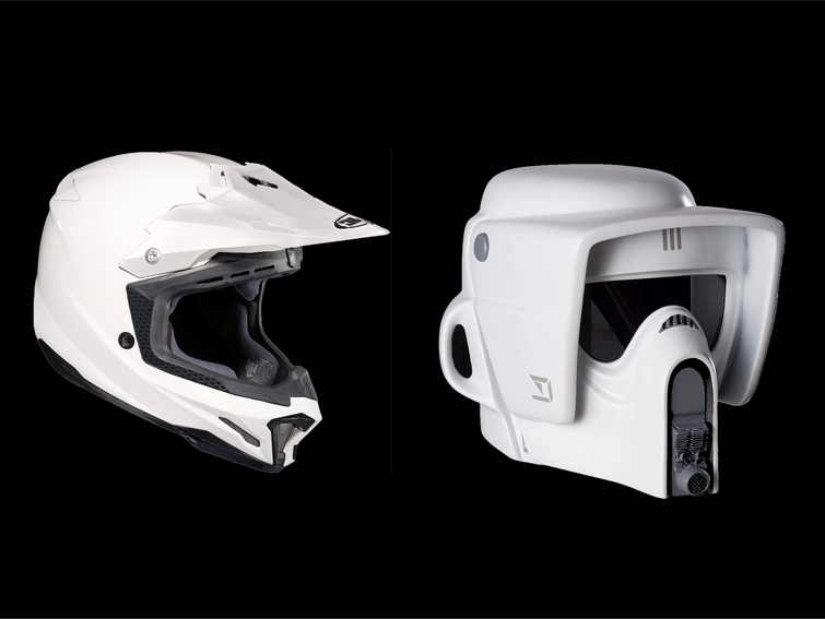 scout stormtrooper motorcycle helmet