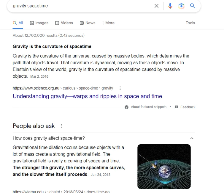 does manipulating, controlling, and bending spacetime also makes you