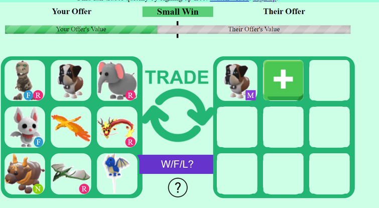 Elephant, Trade Roblox Adopt Me Items