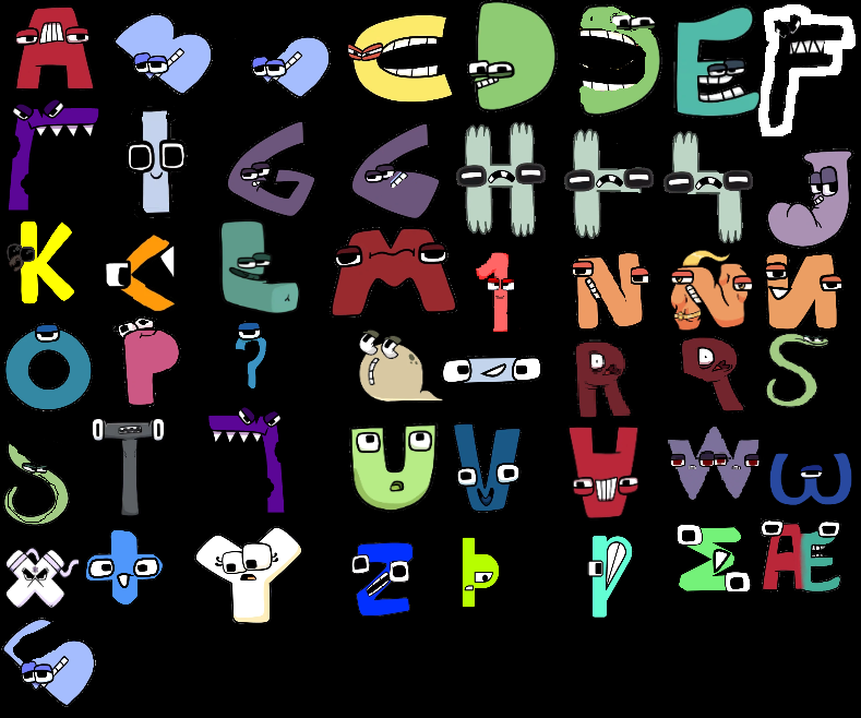 weird alphabet | Fandom