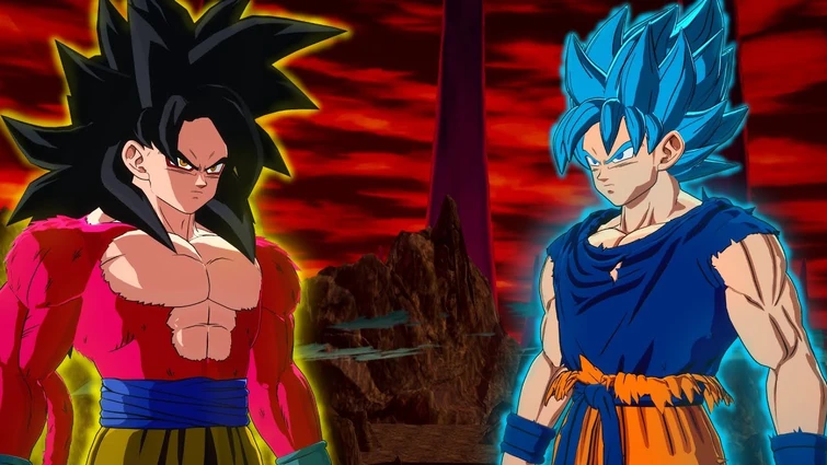GT Goku vs Super Goku! [What-if]