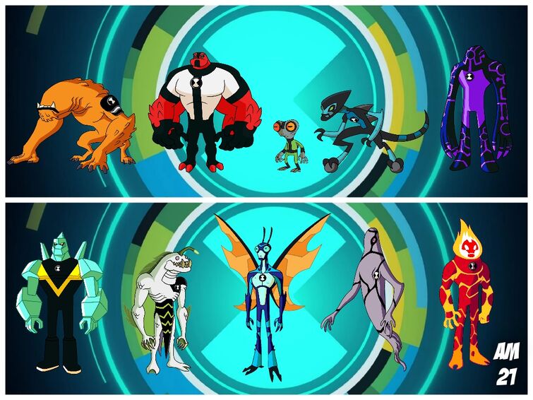 Os incríveis poderes dos aliens clássicos no Ben 10! #ben10