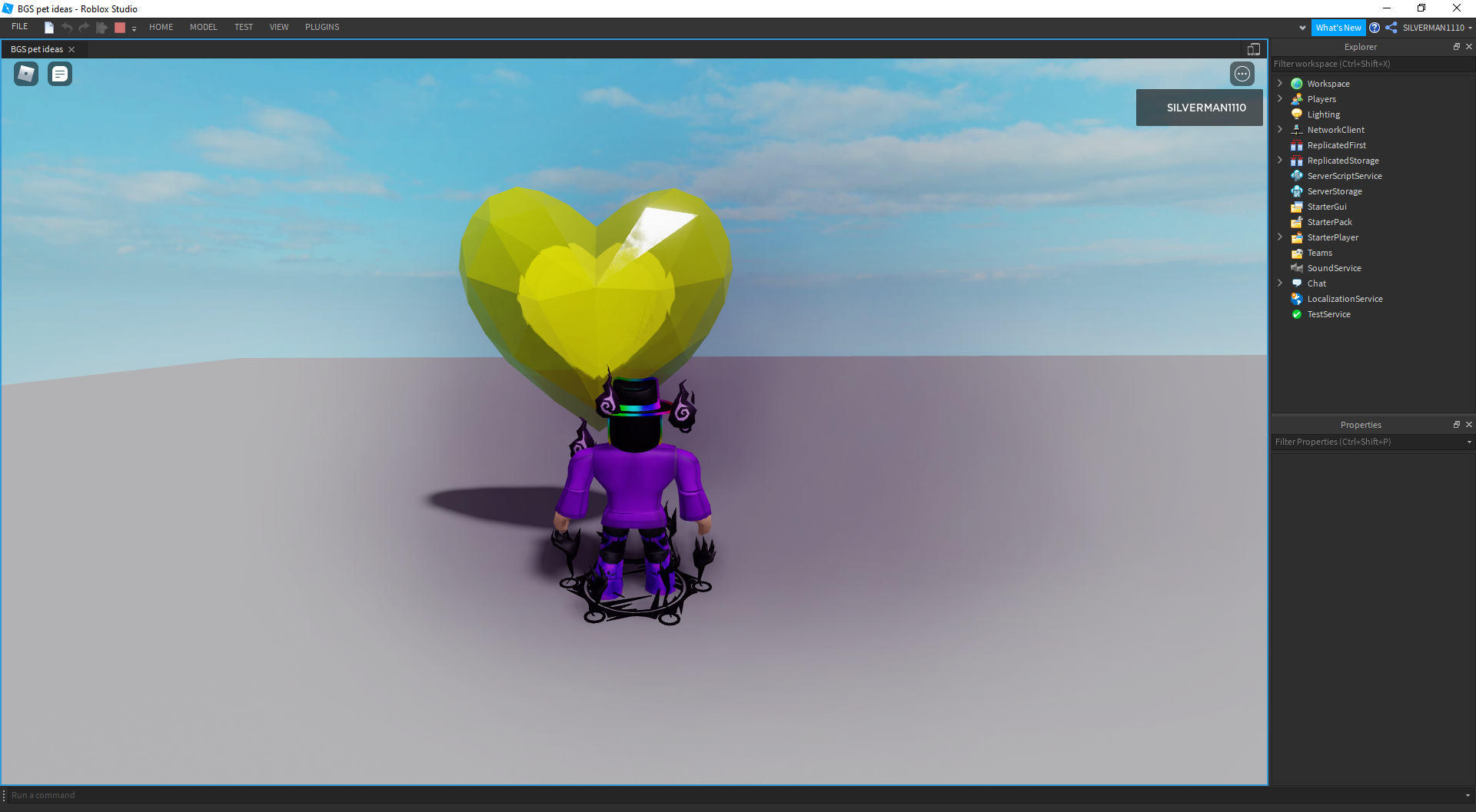 Pet Idea Rainbow Heart Fandom - roblox pet commands