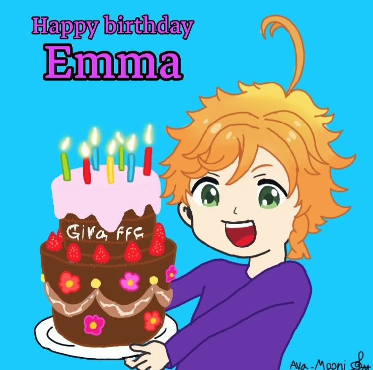 The Promised Neverland - It's Emma's birthday today! 🎉 Leave your messages  of encouragement to her in honor of her special day!