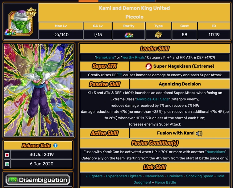EZA Concept! Kami and Demon King United Piccolo Fandom