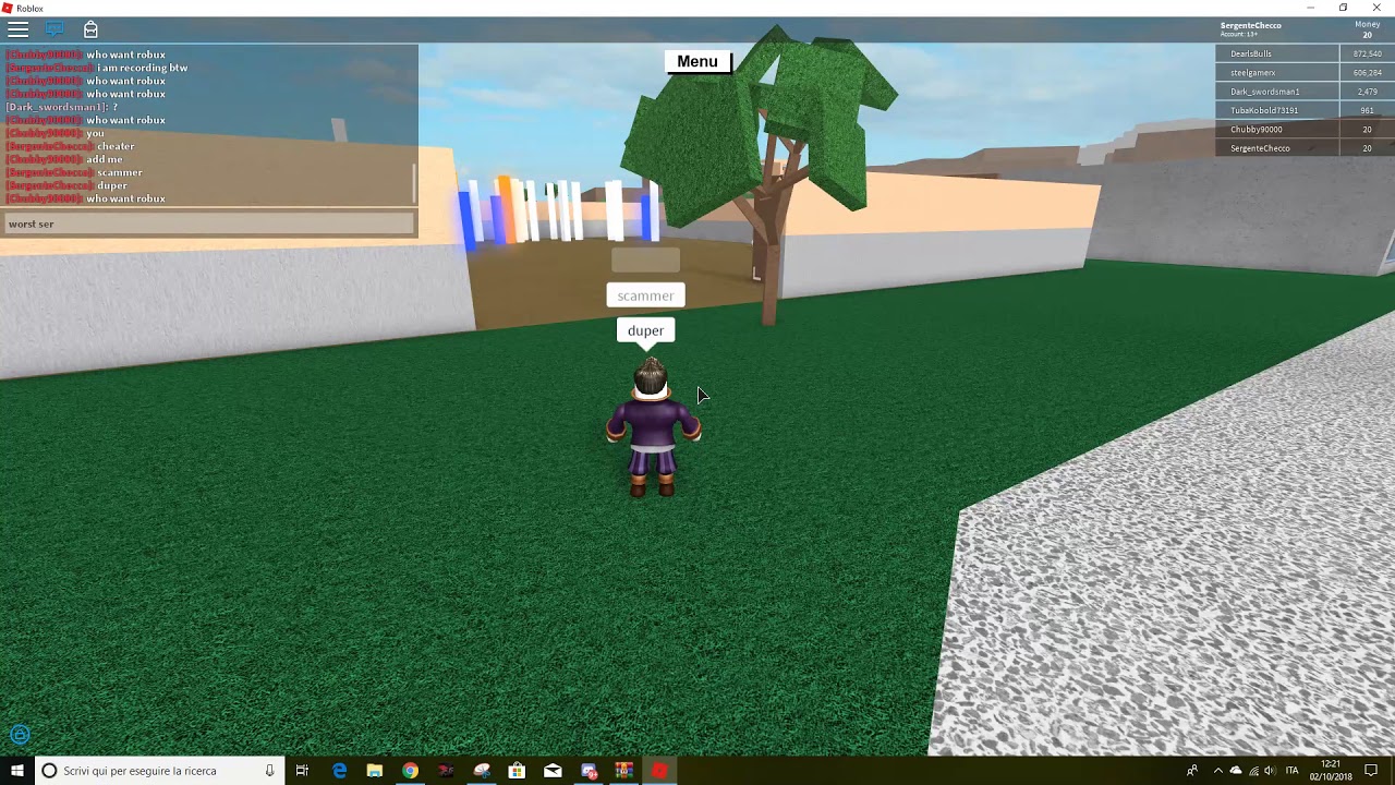 Duper Scammer And Speed Hacker In One Server Report Fandom - speed hacks for roblox 2018