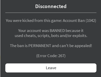 This Is Horrible I Should Be Able To Appeal My Ban Especially Since I Spent Over 10 Fandom - roblox false ban script