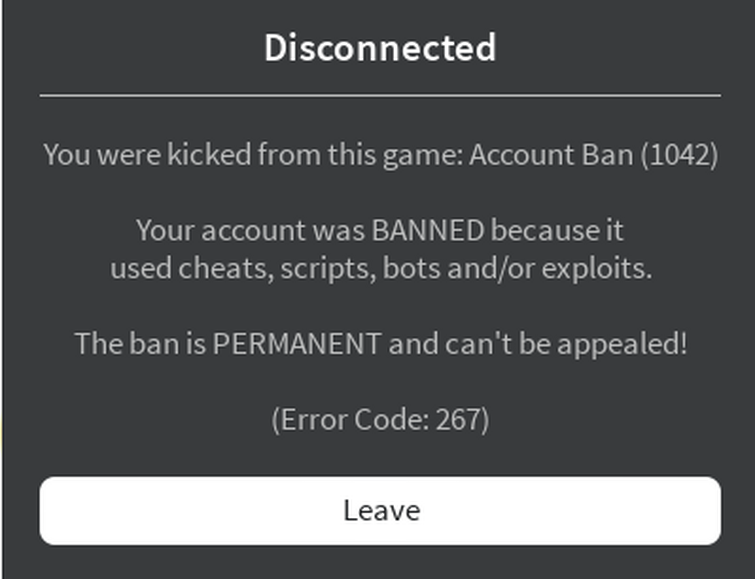 This Is Horrible I Should Be Able To Appeal My Ban Especially Since I Spent Over 10 Fandom - roblox anti exploit ban script