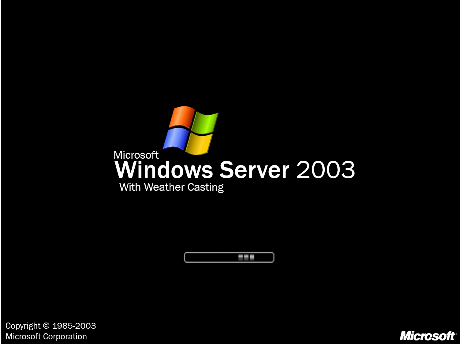 Windows Server 2003 with weather casting | Fandom