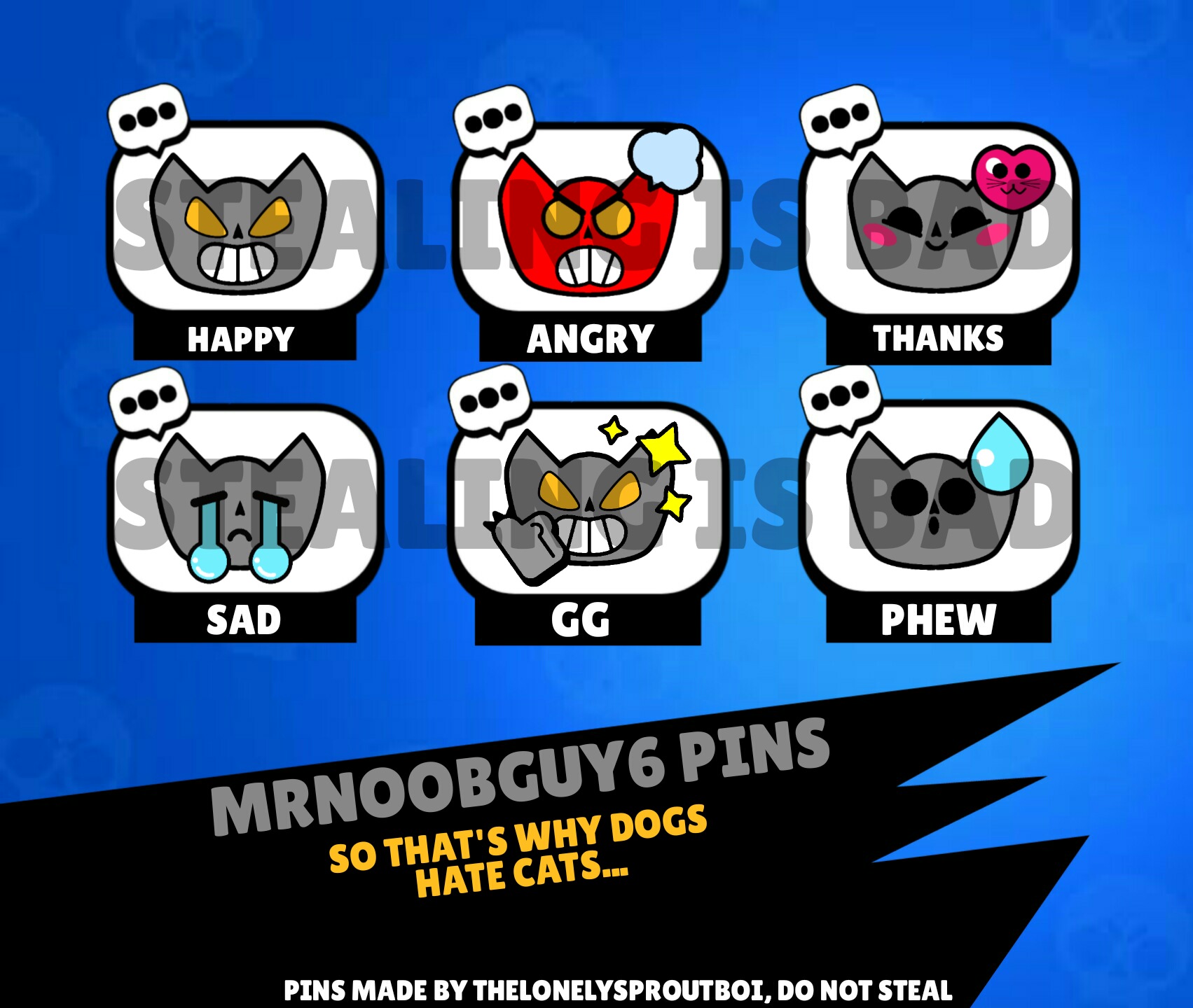 Thelonelysproutboi S Pin Collection 7 Mrnoobguy6 Fandom - emoji leon pins brawl stars
