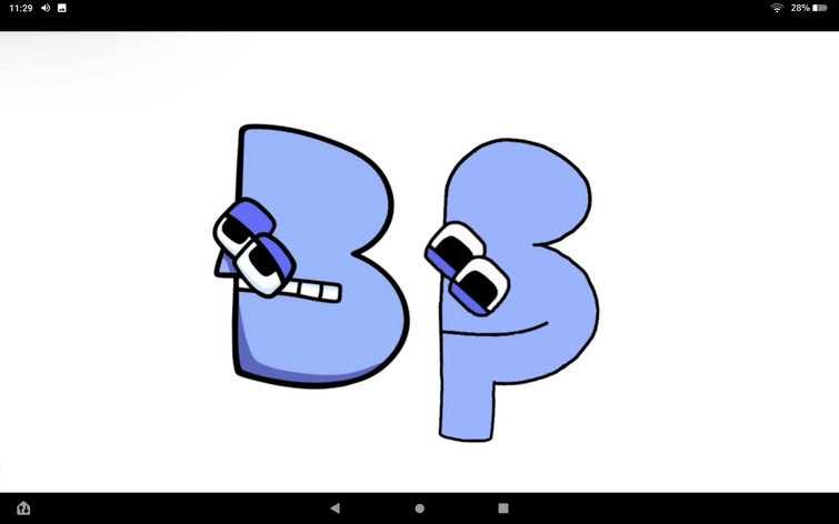 B, Alphabet Lore - Alphabet - Pin