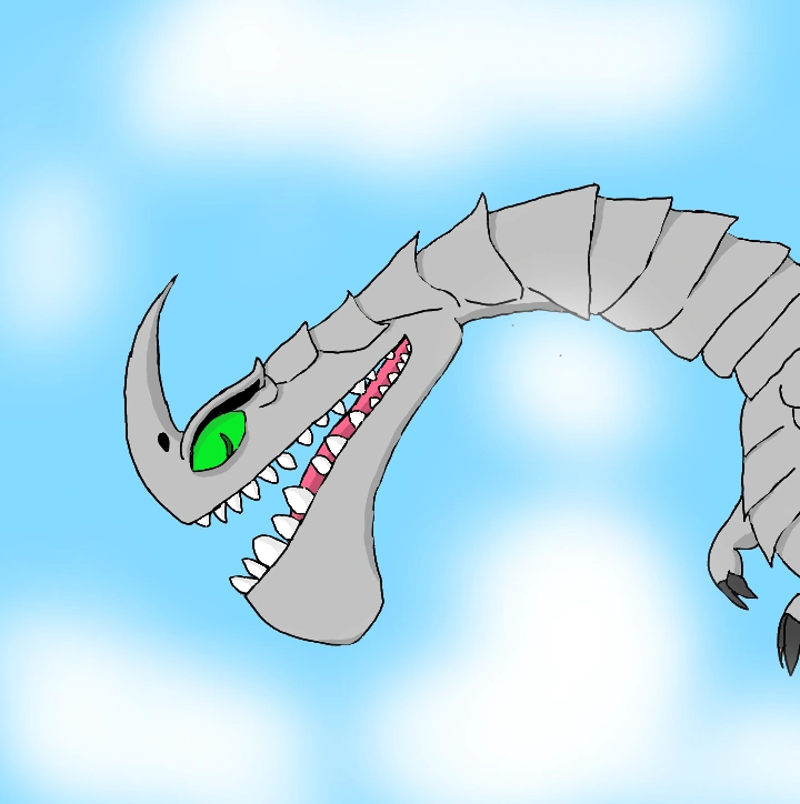 Как нарисовать шипореза дракона