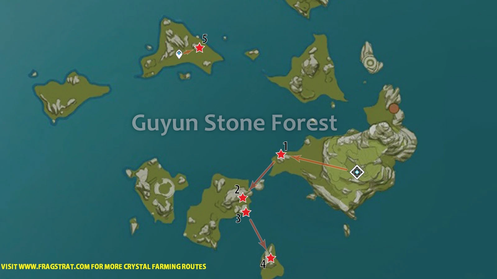 Every Crystal Chunks Location In Genshin Impact! Fandom