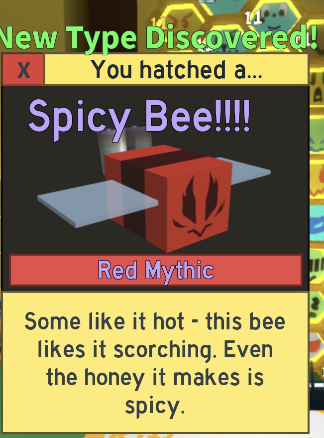 Discuss Everything About Bee Swarm Simulator Wiki Fandom - new mythic bees coming soon tadpole bee and vector bee in roblox
