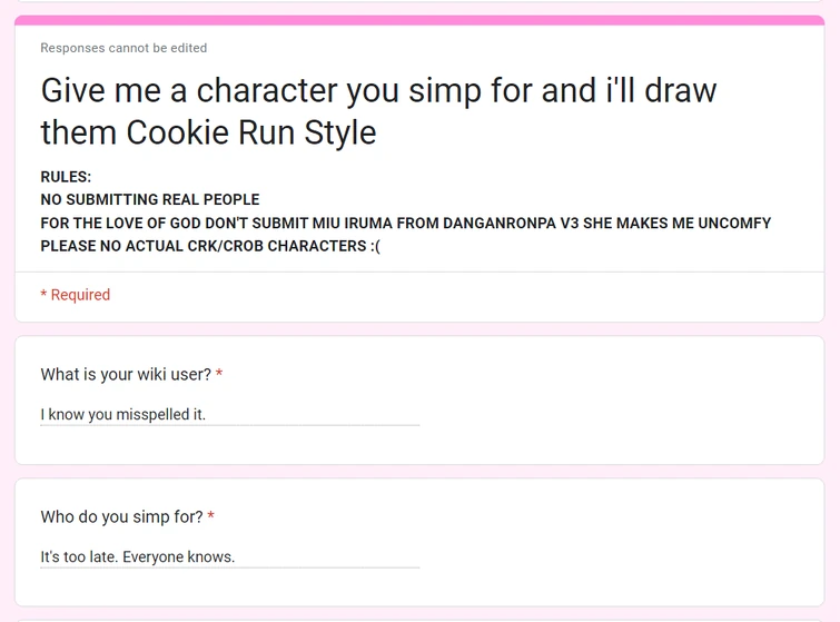 Drawing Non Cookie Run Characters You Guys Have A Crush On In Cr Style Fandom