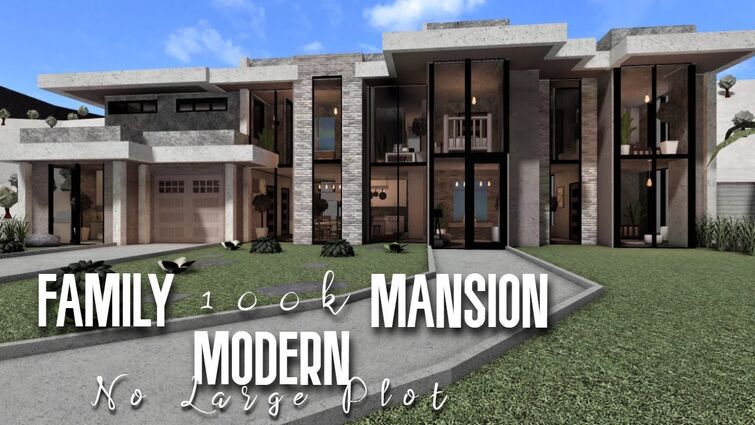 Bloxburg, Family Mansion, House Build, Roblox in 2023