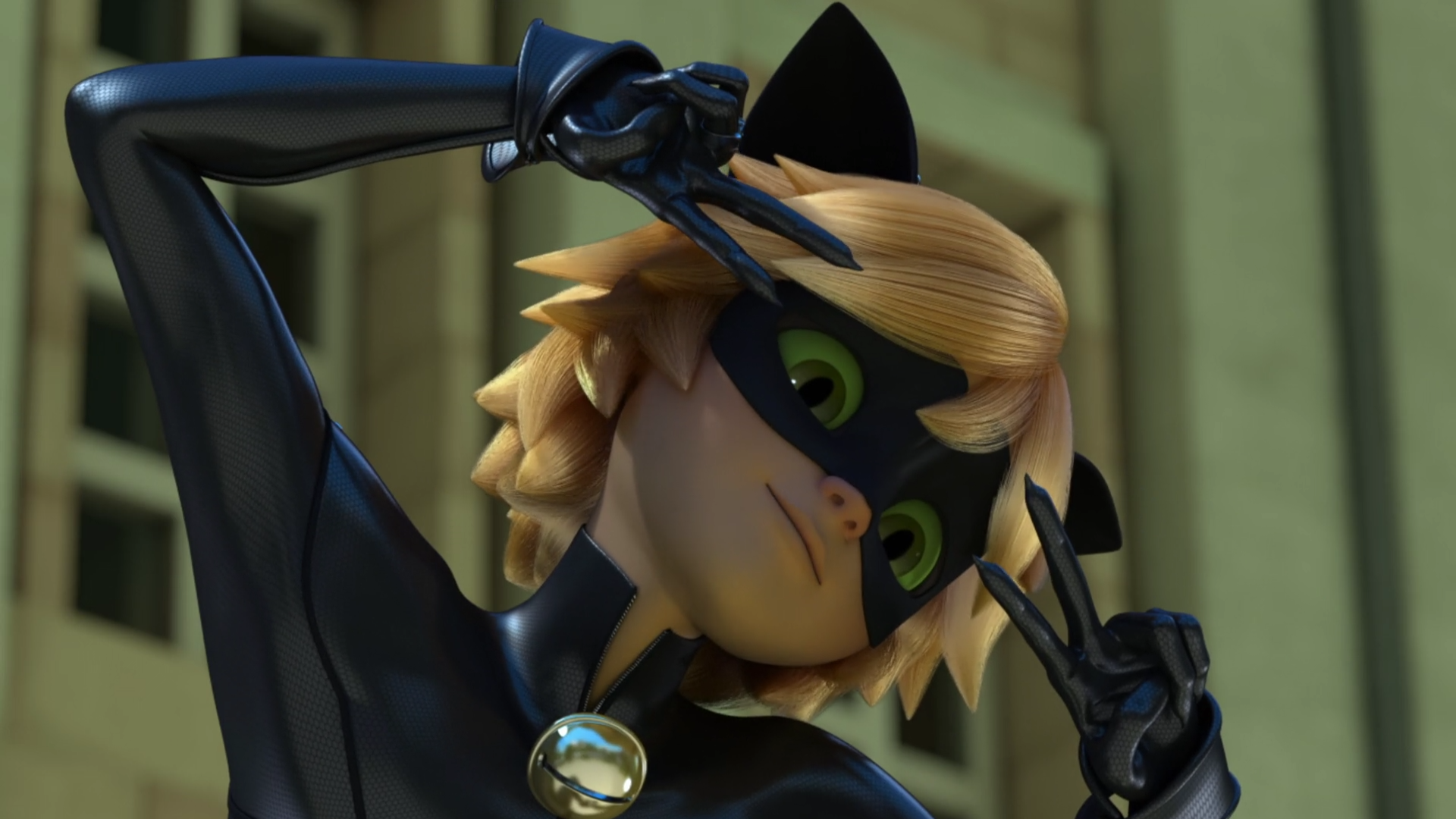 Cat noir being cute lol Fandom.