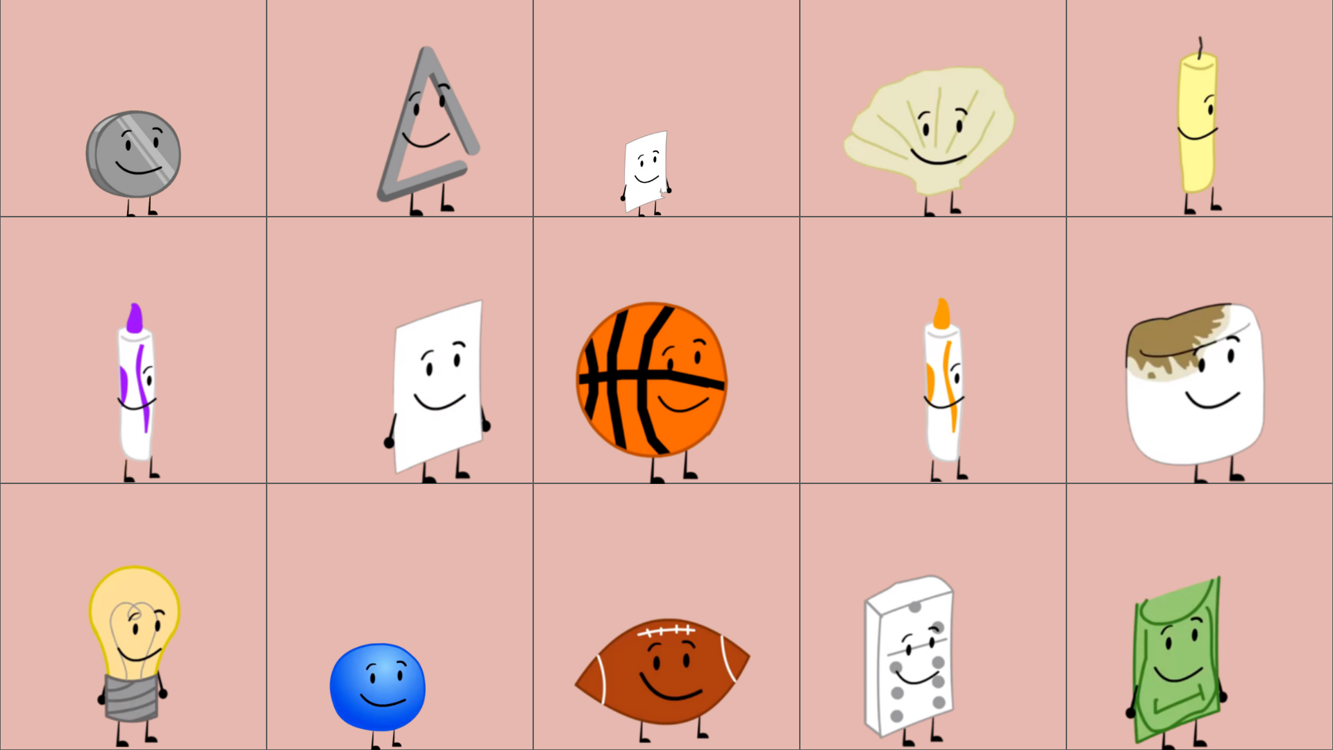 BFDI Characters VV 14 (VTE) Fandom