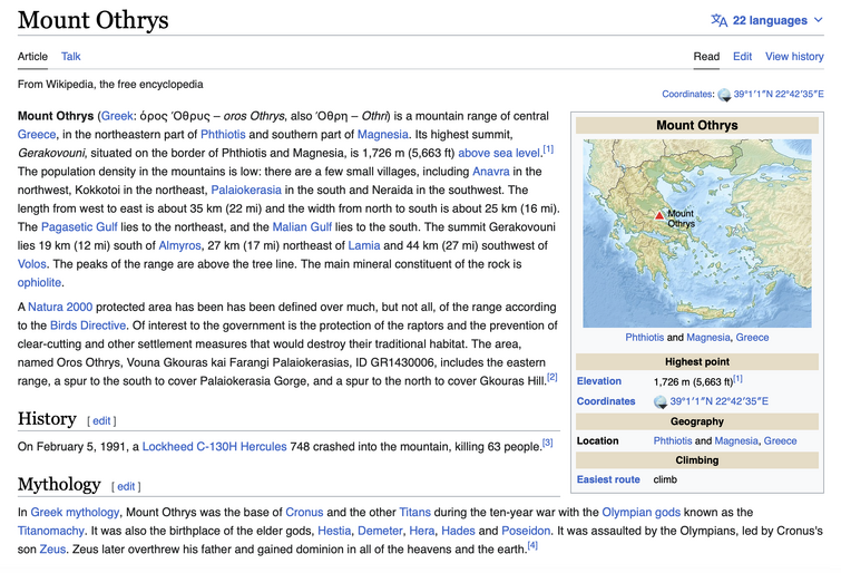 Mount Othrys, Arcane Odyssey Wiki