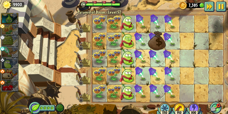 Plants vs. Zombies 2: It's About Time - Gameplay Walkthrough Part 9 -  Pyramid of Doom (iOS) 