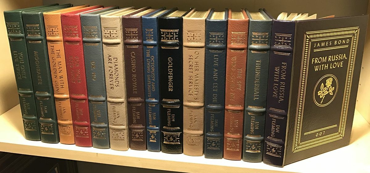 The 007 Novels by Ian Fleming Collection by Easton Press. Rare and 40.