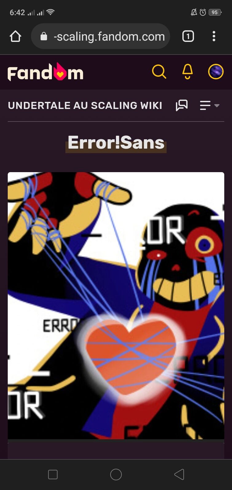 Sans/ErrorDust, New Undertale Fanon AU Wiki