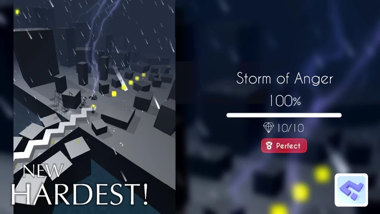 NEW HARDEST! - Storm of Anger | Dancing Line Community Edition.