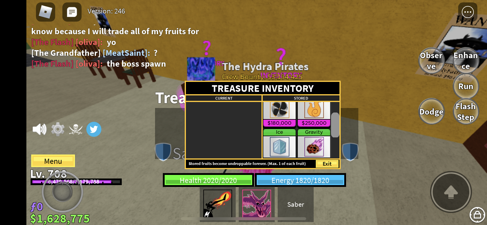 Gravity - Best Trade for this Fruit in Blox Fruits 