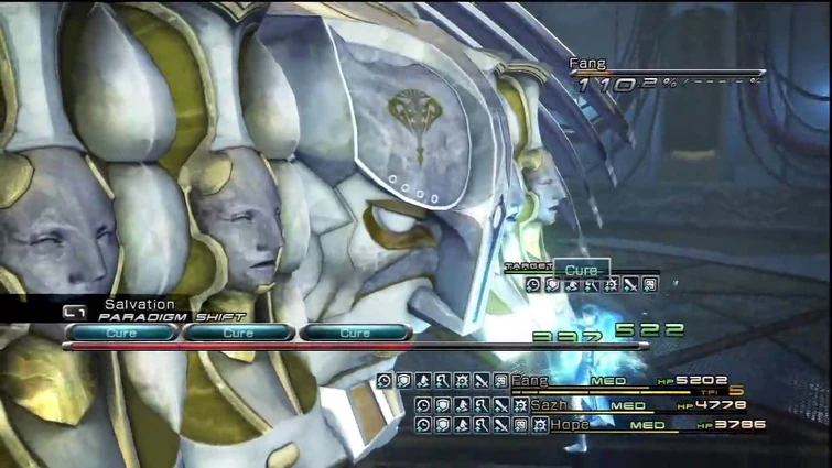 Final Fantasy XIII English HD - Final Battle 1 Barthandelus III (and Orphan attempt 1 sigh)