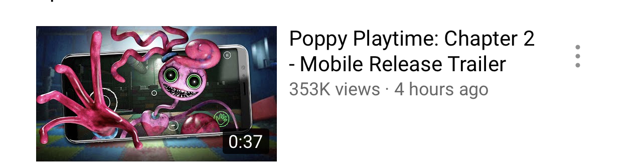 Poppy Playtime Chapter 2 Mobile 
