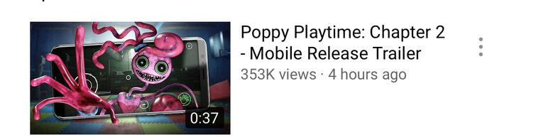 I just saw Poppy Playtime Chapter 2 trailer and I'm so excited