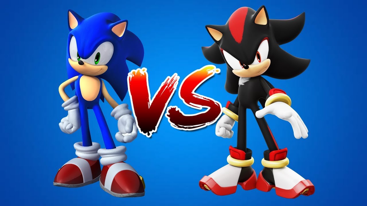 SONIC vs SHADOW  Quem é o mais forte no UNIVERSO SONIC ?! 