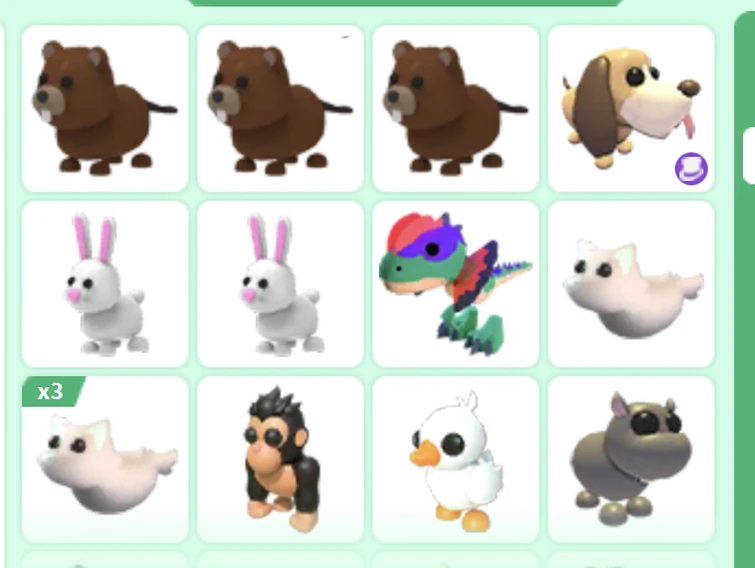 Trading for neons, mega, ride, fly, legs and old pets | Fandom