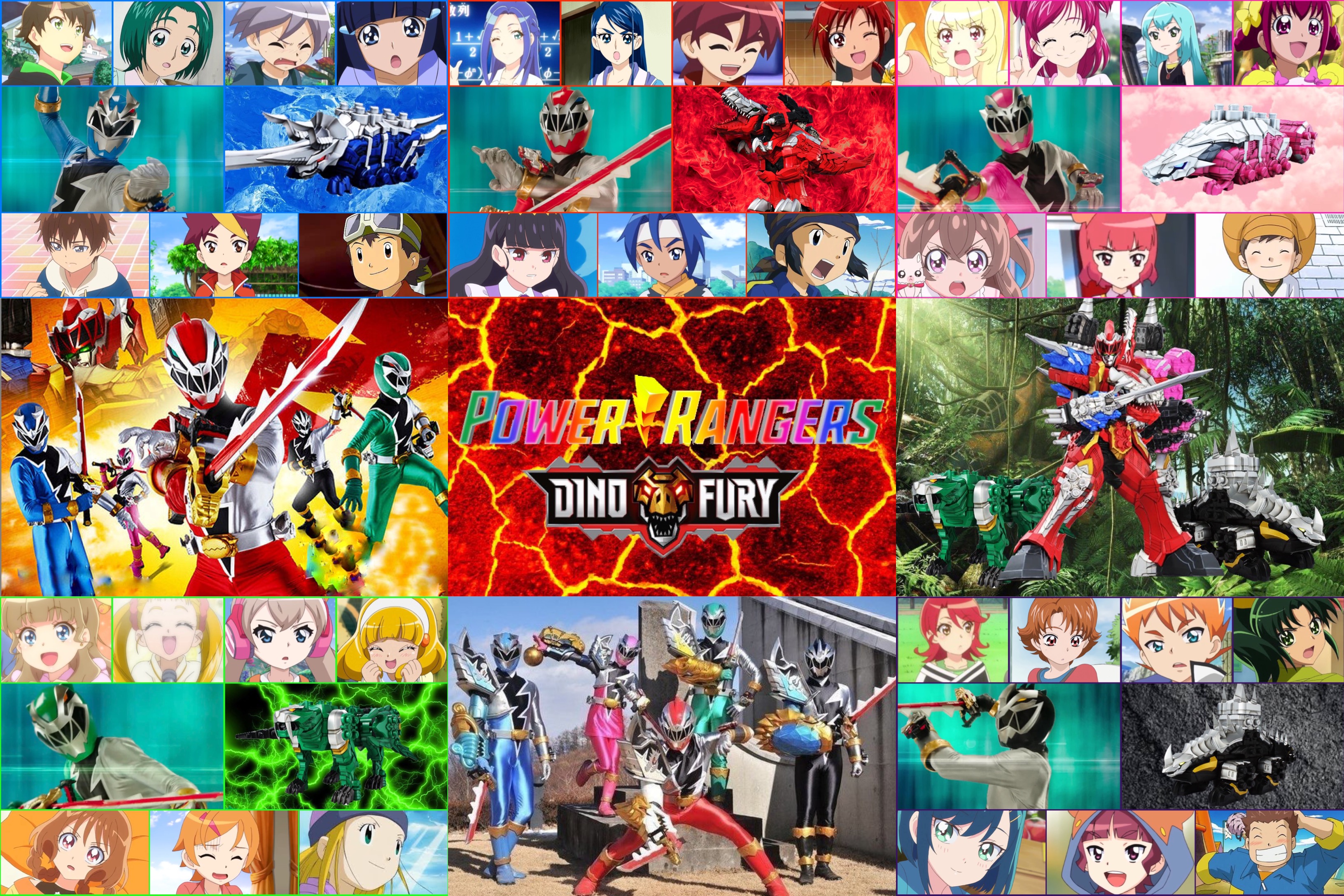 Power Rangers Dino Fury/Ryusoulger Anime Cast