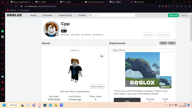 I found a 3 letter username made in 2023 | Fandom