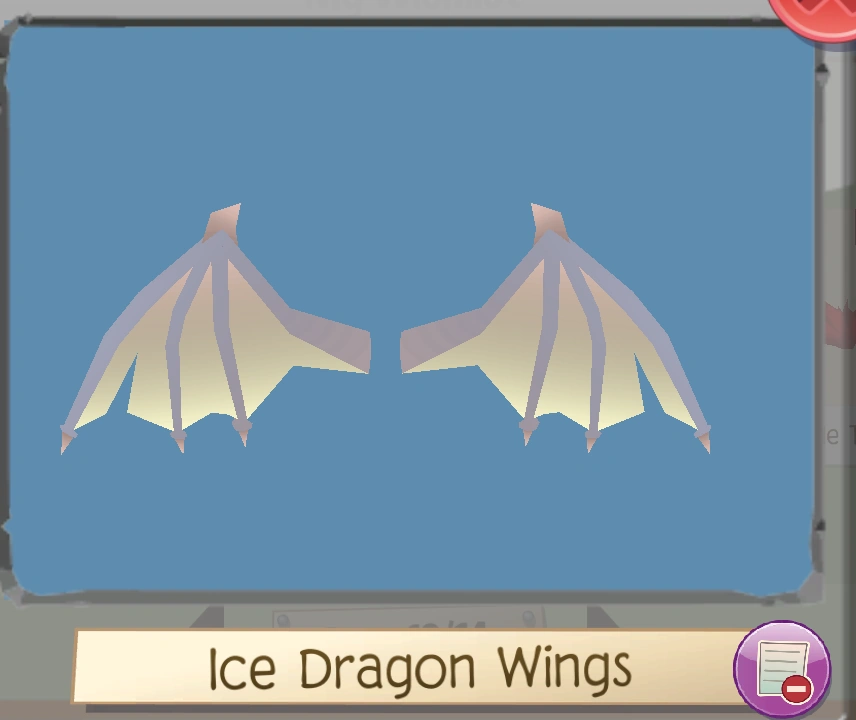 This is what darkside ice dragon wings would look like without the