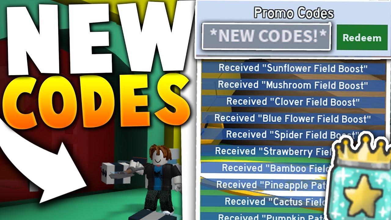 Roblox Bee Swarm All Codes 2018