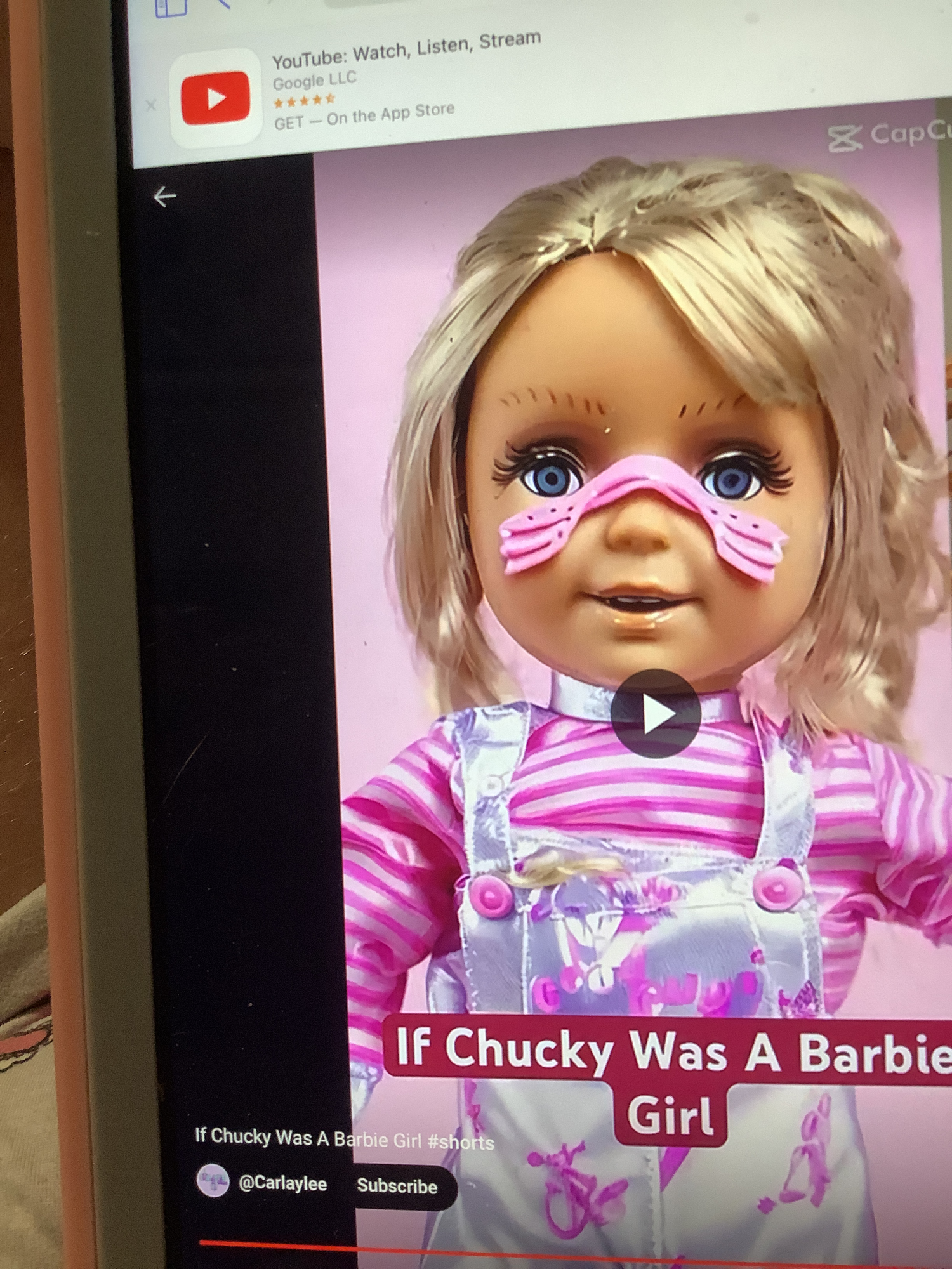 Chucky as a barbie girl Fandom