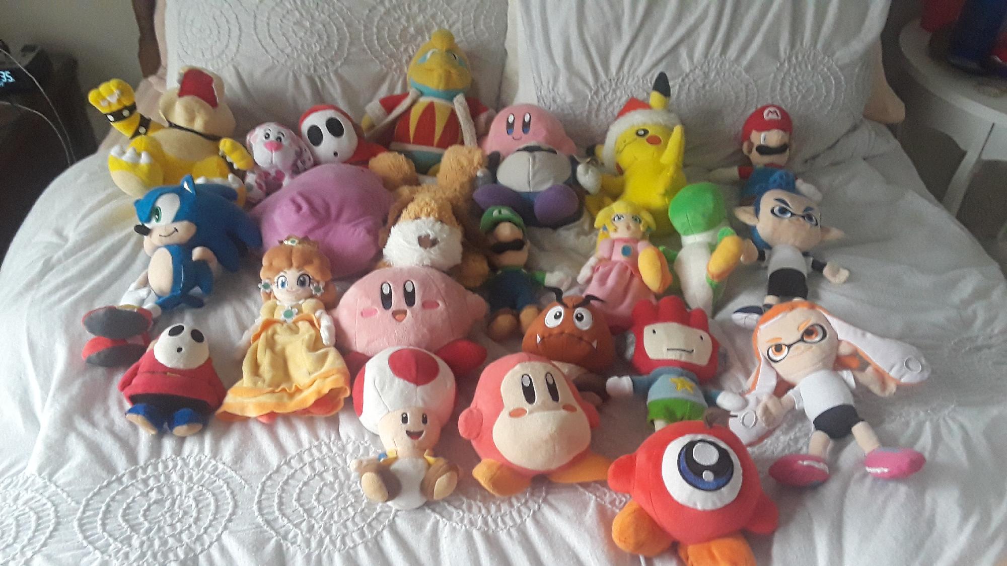 kirby plush collection