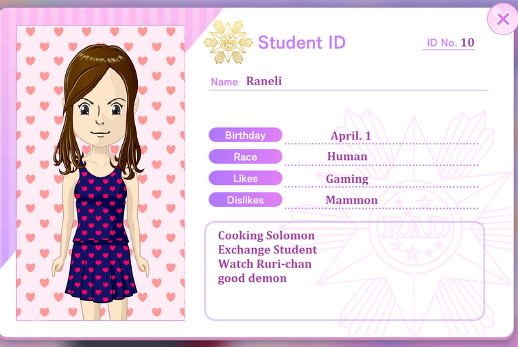 Obey Me Id Card
