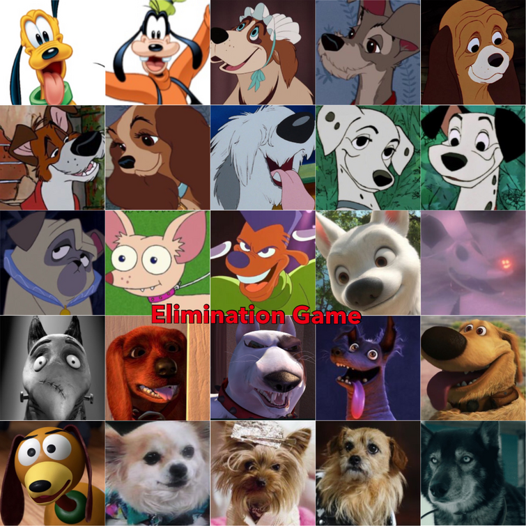 Disney Dogs Elimination Game - Who Would You Eliminate???