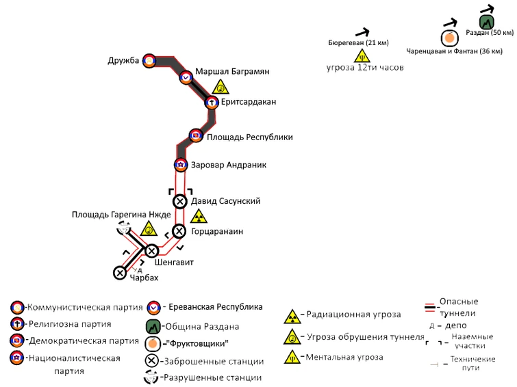Схема еревана