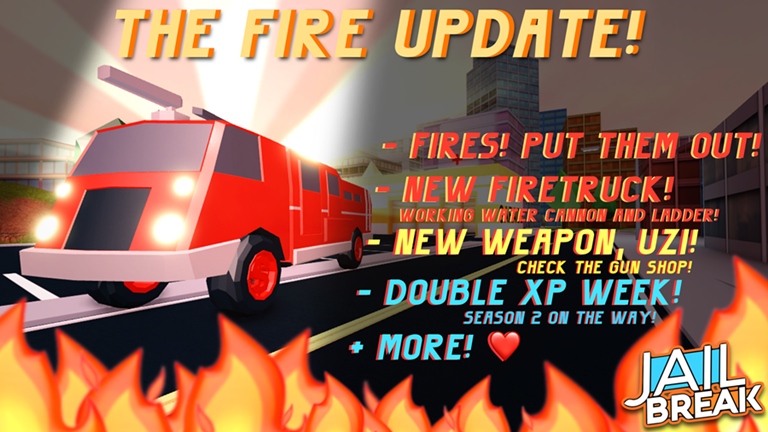 roblox jailbreak firetruck update no complaints edition