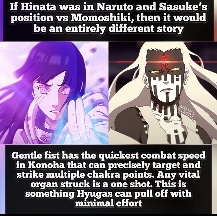 Hinata Could Ve Beaten Momoshiki Faster Than Naruto And Sasuke Fandom