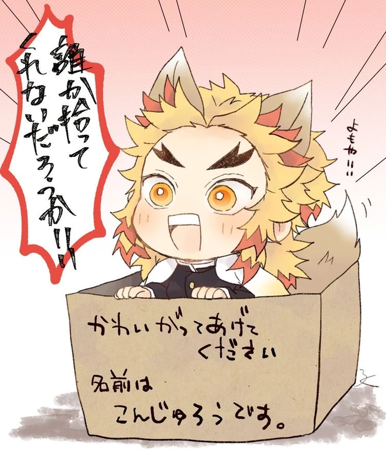 Some Fox/Cat Rengoku images | Fandom